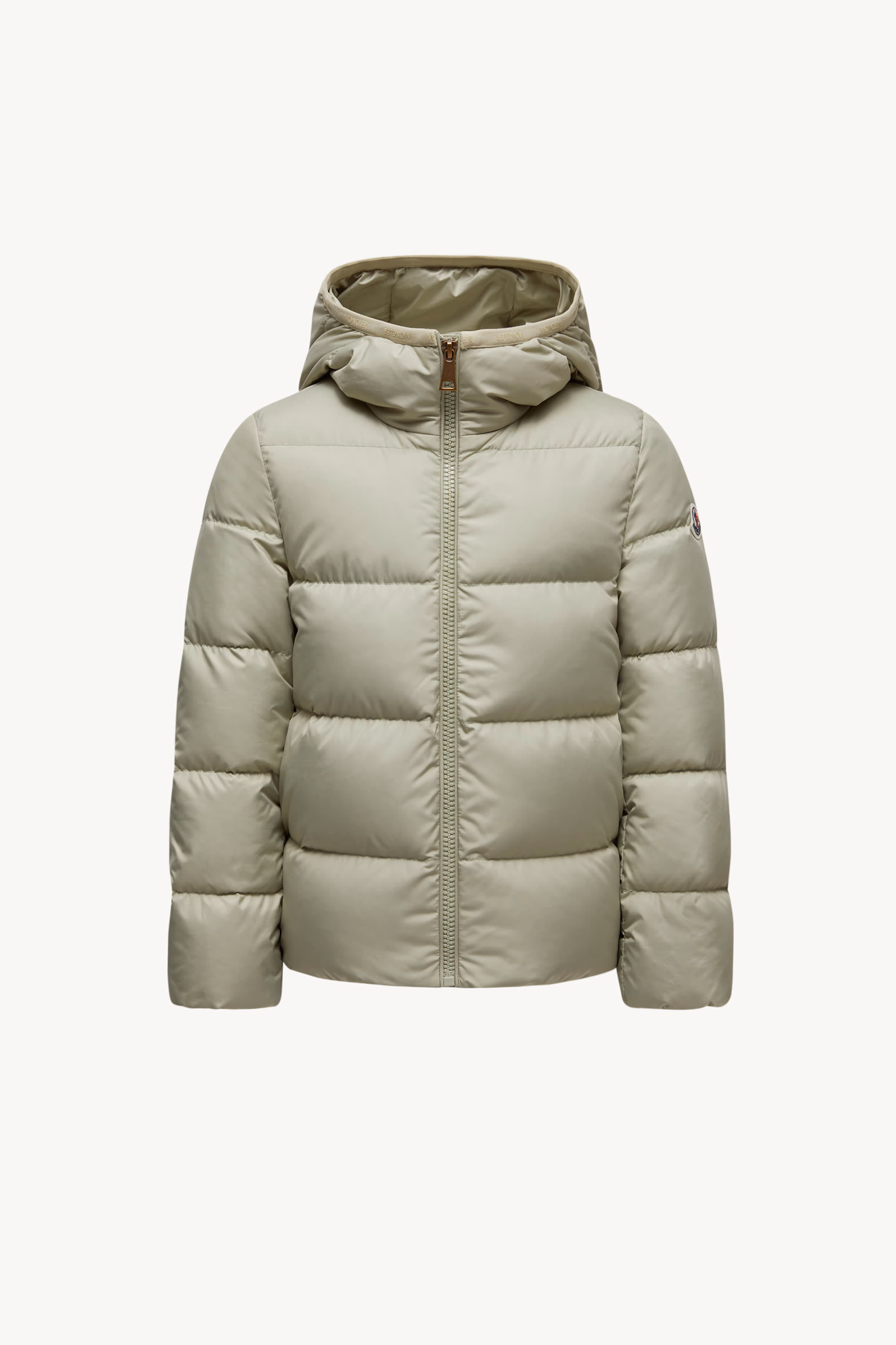 Beulah Hooded Down Jacket Girl Light Green Moncler 0